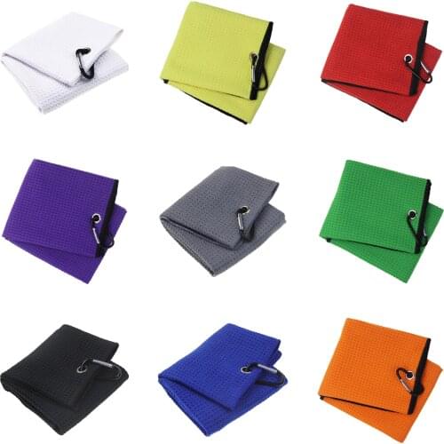 Golf Towel Fiber Absorb Sweat Towel Outdoor Gym Golf Sports Wipe Golf Clubs
