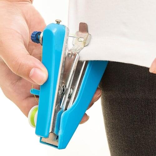 Portable Mini Manual Sewing Machine Simple Operation Travel Sewing Clothes Tools Home Small Handheld Sewing Machine Accessories