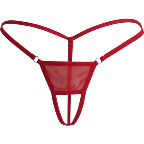 Sexy lingerie femme underwear women panties ropa interior femenina tanga thong Netting transparent Open file Hollowing out girl