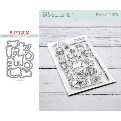 Sirius Christmas Family troqueles de corte de metal scrapbooking cutting dies and stamps DIY dies scrapbooking nouveau arrivage