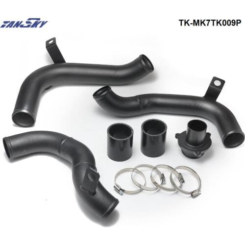 TANSKY- For Audi A3/S3 / VW Golf GTI R MK7 EA888 1.8T 2.0T TSI Turbo Intercooler Charge Pipe Kit / Aluminum piping TK-MK7TK009P