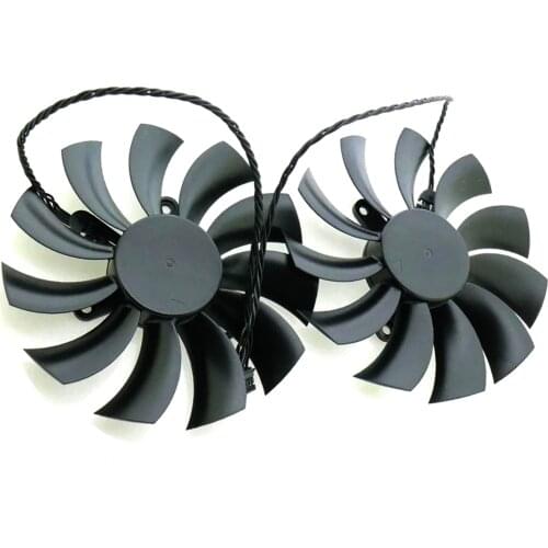 2Pcs/Set 4Pin 95mm PLD10015B12H Fan VGA Cooler Graphics Card Fans For EVGA GeForce GTX 1080/1070Ti /1070 Video Cards Replacement
