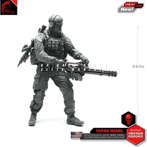 Yufan Model 1/35 Model Kit Modern Us Seal Destroyer Resin Soldier Suit USK-04