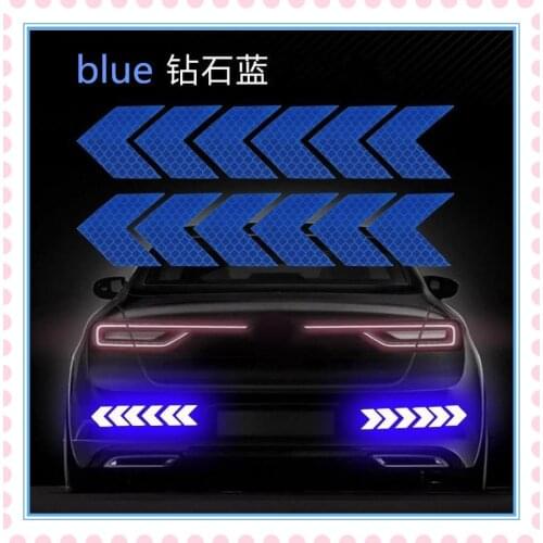 New boot safety warning reflective sticker reflective backlight protection for Nissan NISS LIVINA MARCH X-TRAIL TIIDA