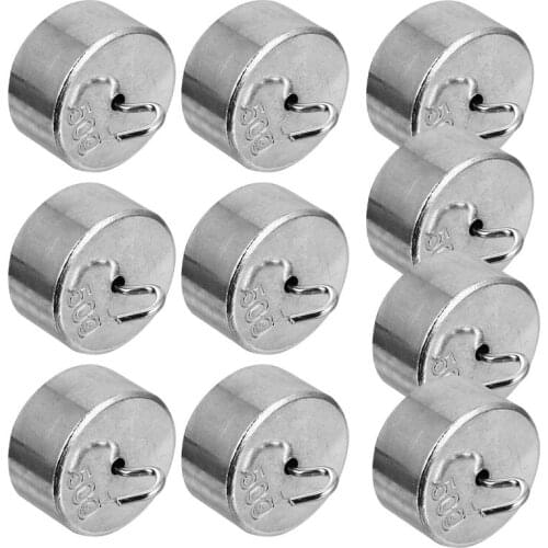 1 Set of 10 Pcs Professional Metal Hook Weight Mechanics Experimental Hook Code