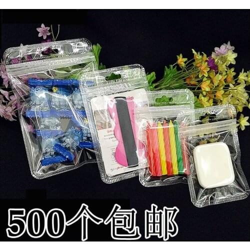 1000pcs/lot 12*19cm Clear ziplock bags plastic zipper bag mobile phone case transparent plastic bag cosmetic clothing gift bags
