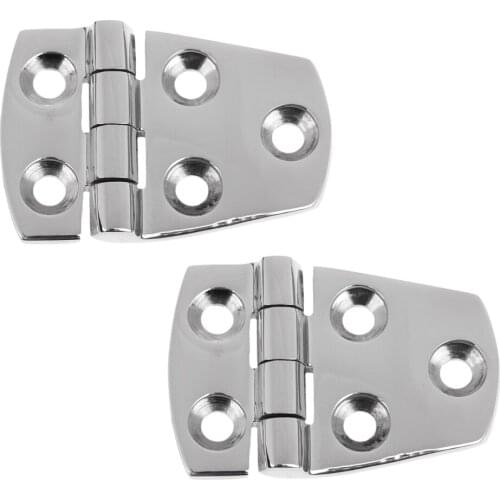 2 Pcs 57X38mm Boat Hinge Window Hatch Door Strap Hinge Stainless Steel For Marine RV Motorhome Yacht Boat Accessories Marine