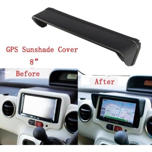 8'' Car GPS Sunshade Cover GPS Screen Sun Shade Visor Hood For 8 inch Navigation Accessories Auto DVD/gps