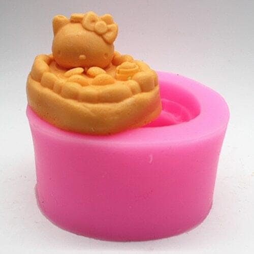C517 soap mold/handmade soap mold/silicone mold/soap die/silica gel soap die KT bath
