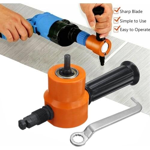 Double-Headed Sheet Metal Cutting Machine Saw Tool Electric Cutter Nibbler