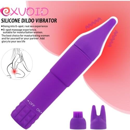 EXVOID 3 AV Rod Head Caps G-spot Massage Dildo Vibrator Sex Shop Magic Wand Adult Products Sex Toys for Women