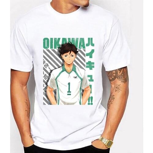 Haikyuu T Shirt Tooru Oikawa Men Summer Oversized T Shirts High School Harajuku Tshirts Short Sleeve Tee O'neck Tops Camisetas
