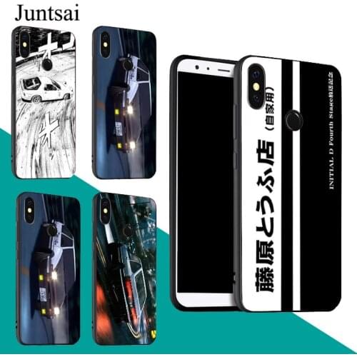 Comic Initial D Drift Racing Case For Redmi Note 9 Pro 9S 8T 8 Pro 9A 9C For Mi 9 9T Note 10 Lite For POCO X3 Couqe