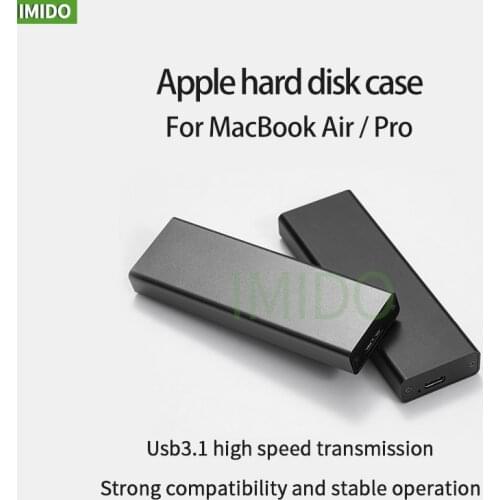 For Apple Macbook Air Pro Retina 2013 2014 2015 /2016 Hard Disk Box Type-C to Mac SSD Case Enclosure A1466 A1465 A1398 A1502