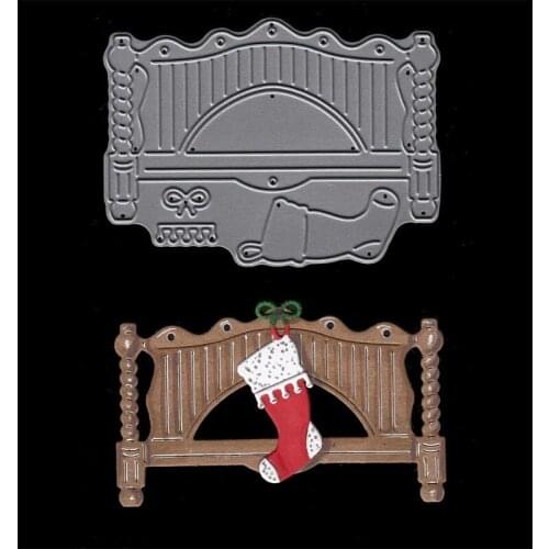 Bed Stocking For Gift Die Metal Cutting Dies Stencil for DIY Scrapbooking Album Decorative Embossing Paper Card Crafts Die Cuts