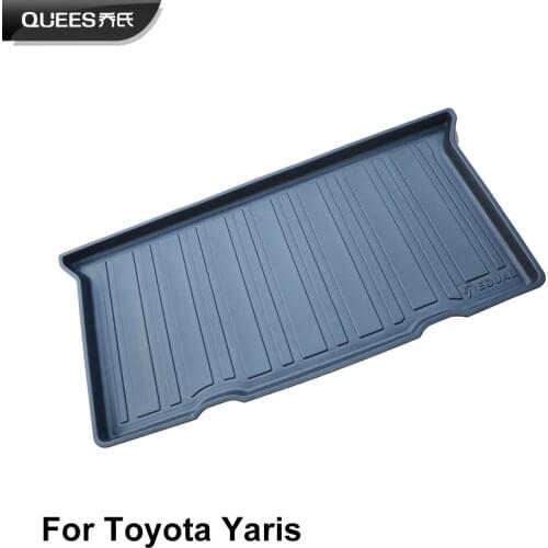 QUEES Custom Fit Cargo Liner Carpet Tray Floor Mat for Toyota Yaris XP90 2006 2007 2008 2009 2010 2011 2012 2013