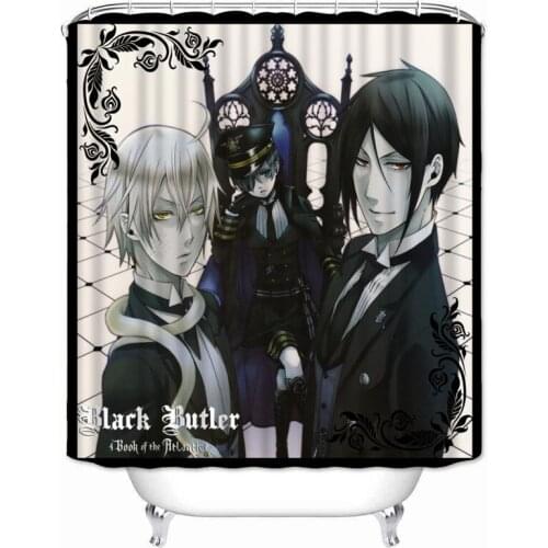 Musife Custom Black Butler Shower Curtains Bathroom Curtain douchegordijn waterproof home decoration gift