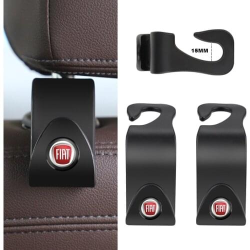 2Pcs Clips Car Seat Hook Auto Fastener Accessries For Fiat FR Junto Abarth 500 Stilo Ducato Palio Bravo Doblo Punto Tipo Viaggio