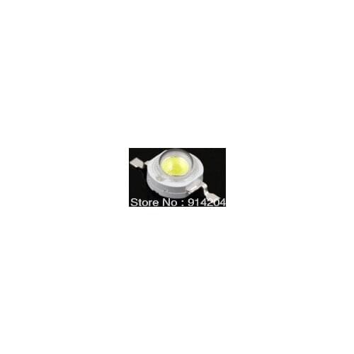 50PCS/LOT High power Epistar chip 1W 80-90lm White led lamp 6000-6500K