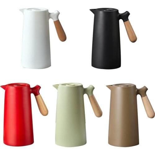 1L Large Capacity Thermos Nordic Thermal Insulation Kettle Household Thermal Insulation Pot Glass Liner Thermos Hot Water Bottle