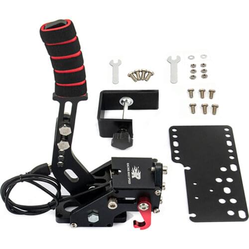 Black 16Bit Racing Games Hand Brake System PC USB SIM Handbrake For Racing Games G25/G27/G29 T500