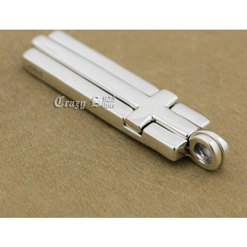 Lovers Fashion Cross 925 Sterling Silver Pendant Charm Jewelry 9S005 Just Pendant