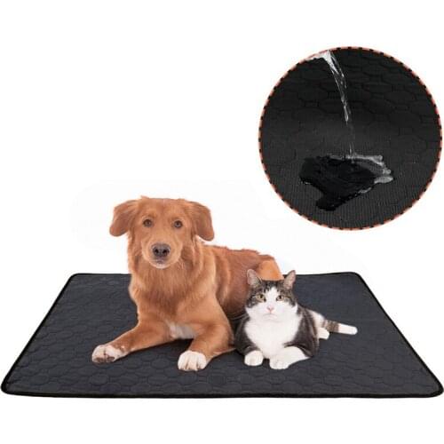 2Pack Washable Pet Dog Guinea Pig Pee Pads, Waterproof Reusable& Anti Slip Bedding Absorbent Pee Pad for Small Animals