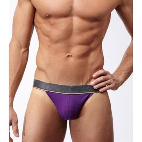 Men G-string Thongs Underwear Mens Jockstrap Thongs Men Cotton Underpants Mens Sexy Jock Pantis