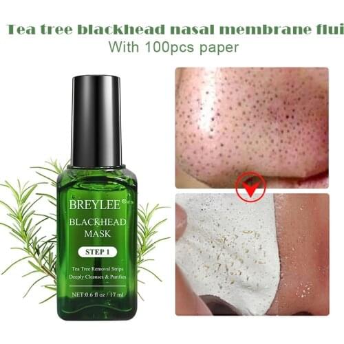 3 In 1 Blackhead Removing Kit With 100 Sheet Tissue Tea Tree Oil Blackhead Remover Nose Pore Strips Skin Care Face Care -VL16
