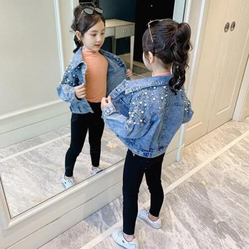 Solid Blouse Spring Autumn Coat Outerwear Top Children Clothes School Kids Costume Teenage Girl Clothing High Quality