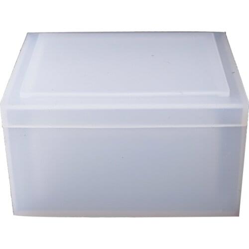 Crystal Epoxy Mould DIY Tissue Box Daily Necessities Tissues Case Silicone Mold Dried Flower Resin Decorative DIY Hand Crafts