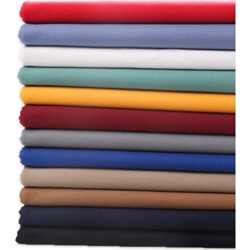 Yarn Card Pure Cotton Twill Fabric Washed Cotton Pure Cotton Pants Womens Clothing Fabric Thickening Fabrics by Meter