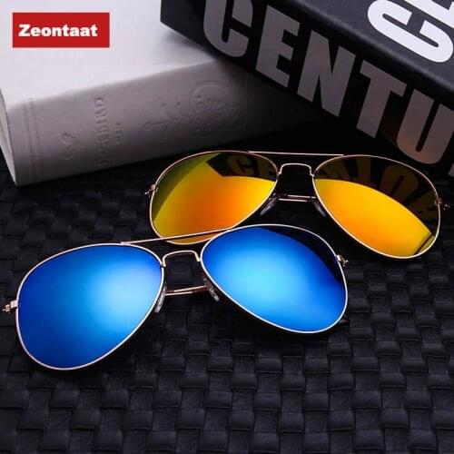 ZEONTAAT Classic Aviation Sunglasses Men Sunglasses Women Driving Mirror Male and Female Sun glasses Piloted Oculos de sol 3025