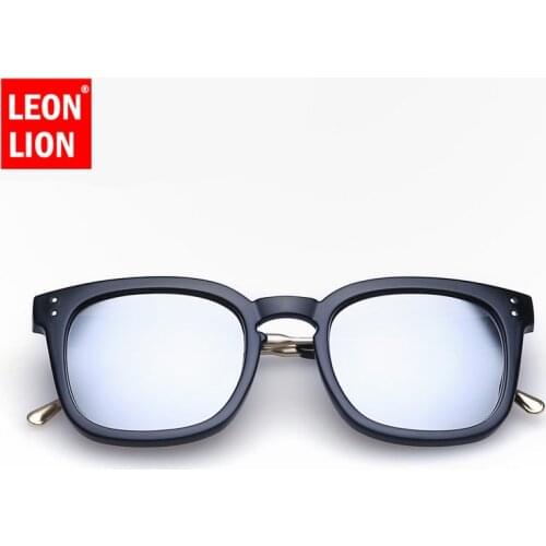 LeonLion Classic Alloy Square Sunglasses Women Vintage Mirror Photochromic Lens Sun Glasses For Men High Quality Oculos Feminino