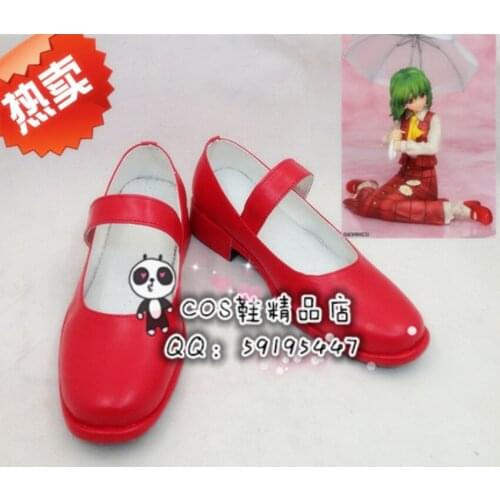 Touhou Project Kazami Yuuka Red Girls Daily Cosplay Shoes Boots X002
