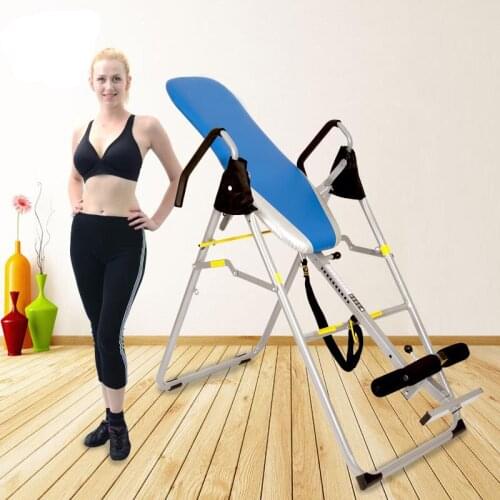 HW701 Handstand Machine Household Abdominal Lifting Device Inversion Therapy Lumbar Muscle Stretcher Steel Pipe Inversion Table