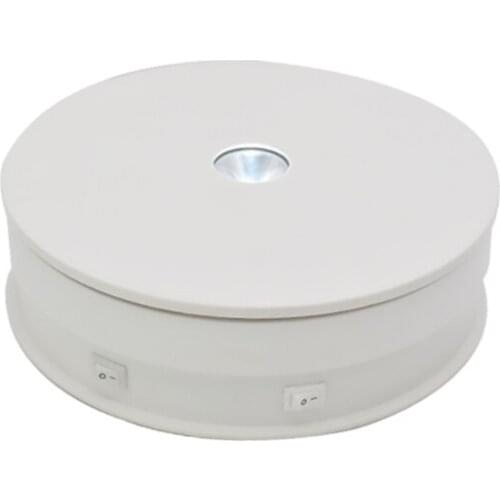Display Stand with Led Light Rotating Turntable 360-degree Photography Turntable, Automatic Remote Control Angle, Speed