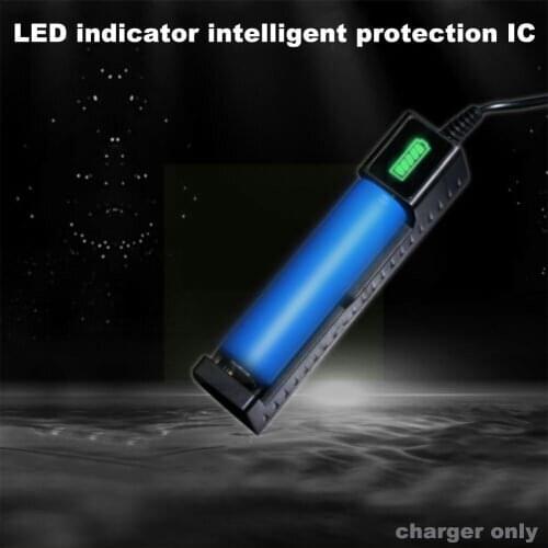 1 Slot Usb Battery Charger Smart Charging 110440 14500 14650 18650 18350 Rechargeable 16340 16650 Chargers Battery 18500 Li K4C6