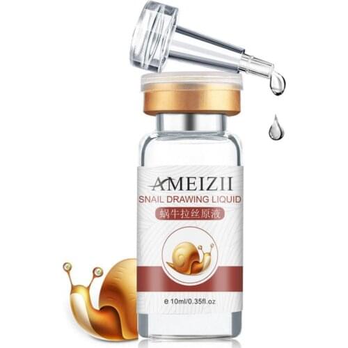 1PCS AMEIZII Snail Essence Hyaluronic Acid Serum Moisturizing Whitening Lifting Firming Essence Anti-Aging Face Skin Care TXTB1