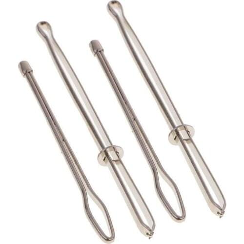 4 Pieces Bodkin Wear Elastic Threader Belt Ribbon Weaving Tools Stainless Steel Threaders
