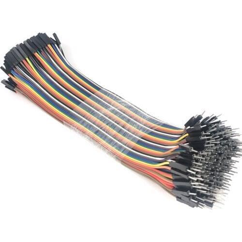 40pcs 20cm 40P 1P-1P Female to Male DuPont Line Wire Cable