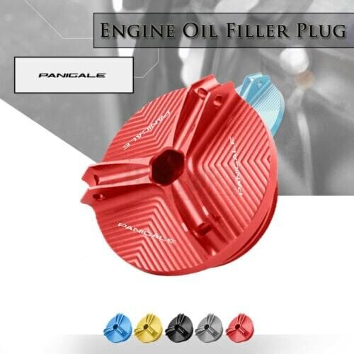 Motorcycle Accessories CNC Engine Oil Drain Plug Sump Nut Cup Cover Filler Cap for DUCATI PANIGALE V4 V4S V4R 2018-2020