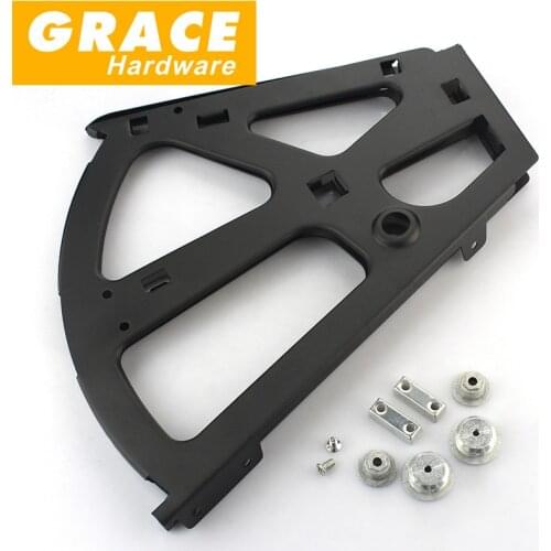 Hardware Fitting Two Layer Shoe Accessories Shoe Flip Frame Shoes Hinge Hidden (Black,Silver)