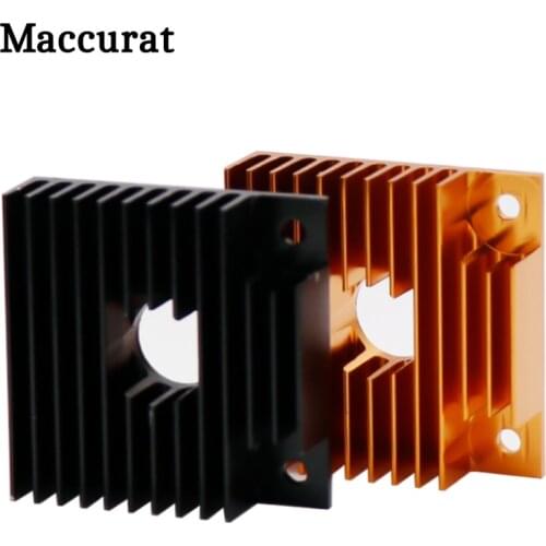 3D Printer Aluminum Heat Sink Makerbot MK7/MK8/MK9 40*40*11mm Cooling Fin Stepper Motor Radiator Heat Dissipation Extruder