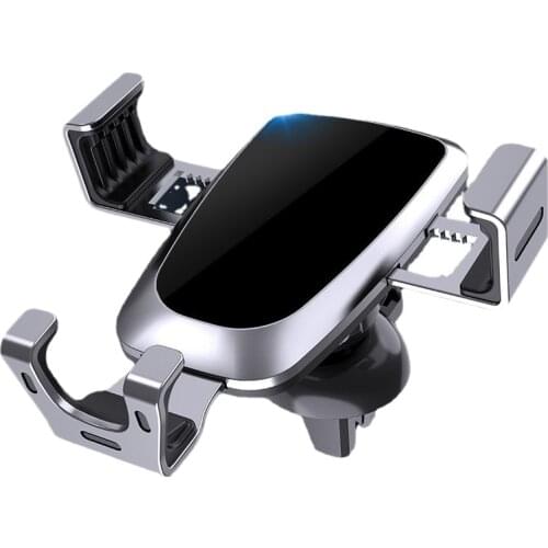 Car Phone Holder the Vent Hole Phone Holder the Adjustable Bracket Vehicle for 4-7 Inch Smartphone