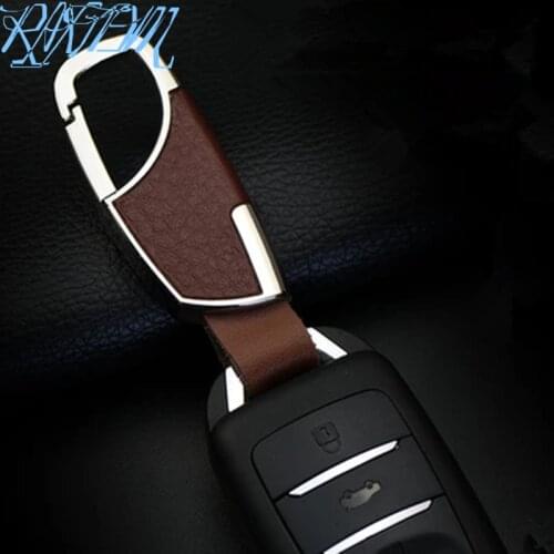 Car-styling 100% Head layer cowhide key cover case for Skoda Octavia A2 A5 A7 Fabia Rapid Superb Yeti Roomster