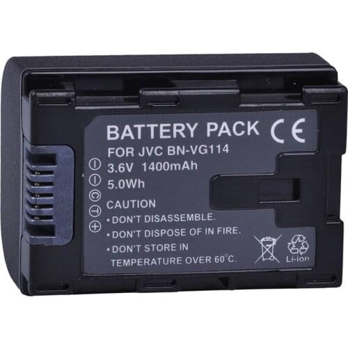 Batmax 1pc BN-VG114 BN VG114 BNVG114 Battery for JVC GZ-E100 GZ-EX210 GZ-EX250 GZ-EX215 GZ-EX515