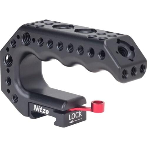 NITZE STINGER Quick Release Top HANDLE WITH QR NATO CLAMP AND NATO RAIL - PA28M-AK Universal For TILTA NITZE BMPCC 4K Cage