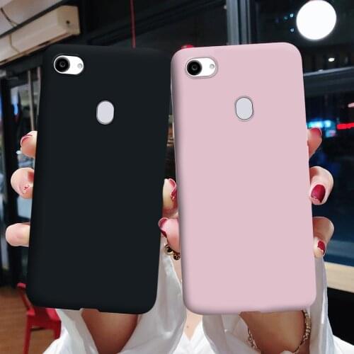For OPPO F5 Case Candy Color Soft Silicone TPU Back Cover For OPPO F5 Youth F7 F9 f 9 f 7 F11 Pro f 5 Phone Cases Bumper Fundas