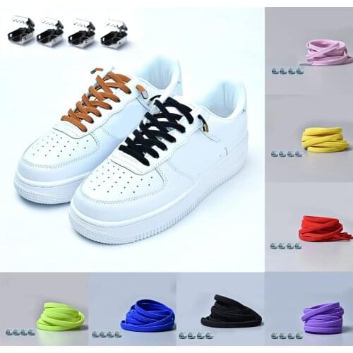 Elastic Shoelaces No Tie Shoe laces Outdoor Leisure Sneakers Quick Safety Flat Shoe lace Kids And Adult Unisex Lazy laces 1 Pair